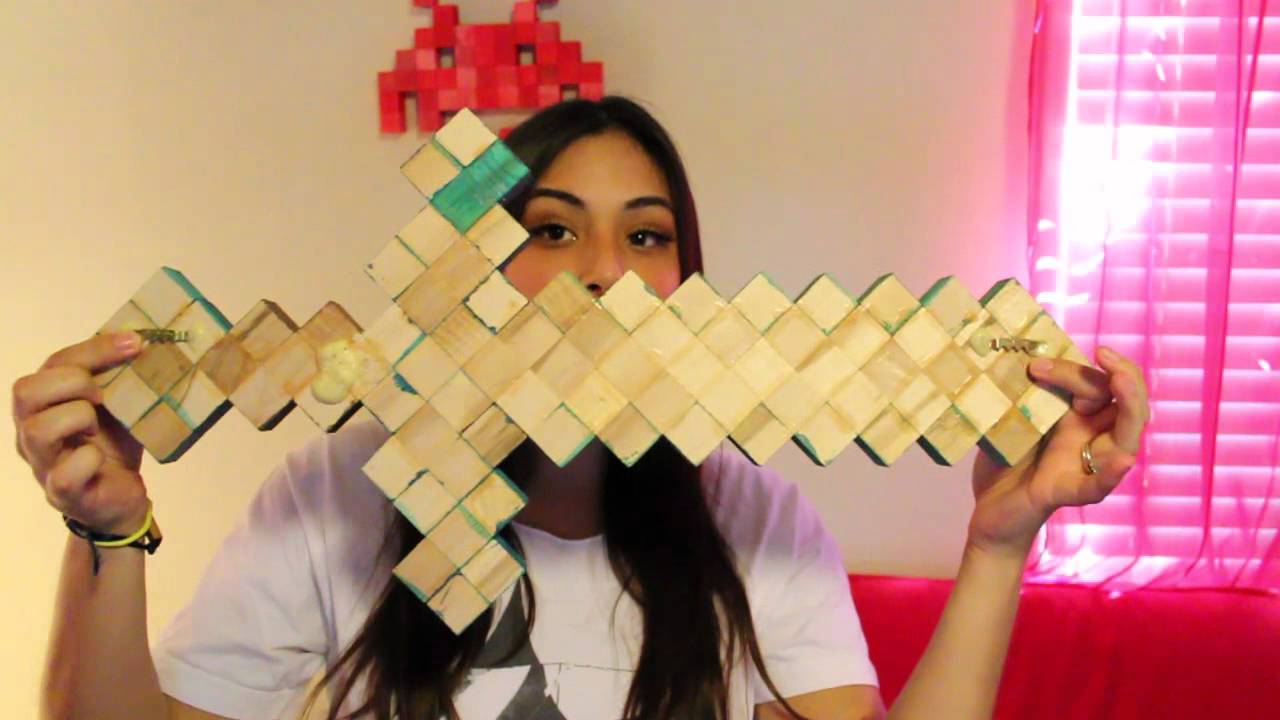 Minecraft Diamond Sword - DIY GG - YouTube