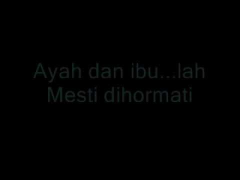 AYAH DAN IBU with lyrik SUDIRMAN - YouTube