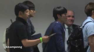 [FANCAM] 130706 TVXQ leaving to Santiago, Chile.