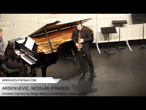 Dinant 2014 - ARSENIJEVIC Nicolas (Concierto Capriccio by Gregori Markovich Kalinkovich - v.DINANT)