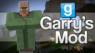 TINY HEAD VILLAGERS | Garry's Mod: Minecraft Mods (GMod)