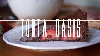 Comida de Cinema #18 - Torta Oásis de Chocolate com Morango