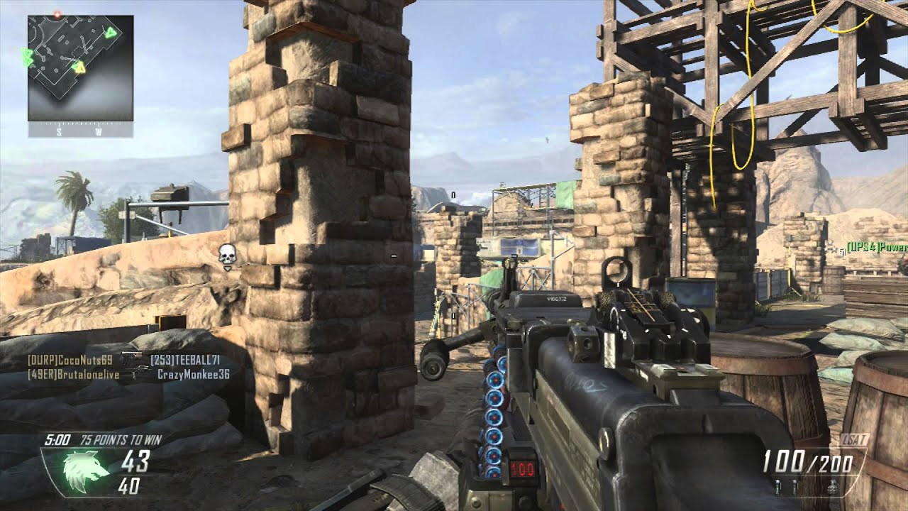 Call of Duty: Black Ops 2 - Team Deathmatch on Dig - Xbox 360 Gameplay ...