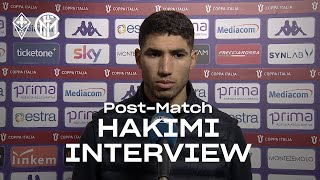 FIORENTINA 1-2 INTER | ACHRAF HAKIMI EXCLUSIVE INTERVIEW: "We want to go all the way" [SUB ITA+ENG]