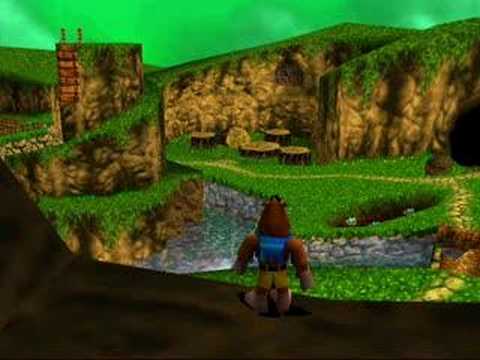 Comparing the two games side by side, Banjo-Kazooie seems a lot more colorful than Tooie.