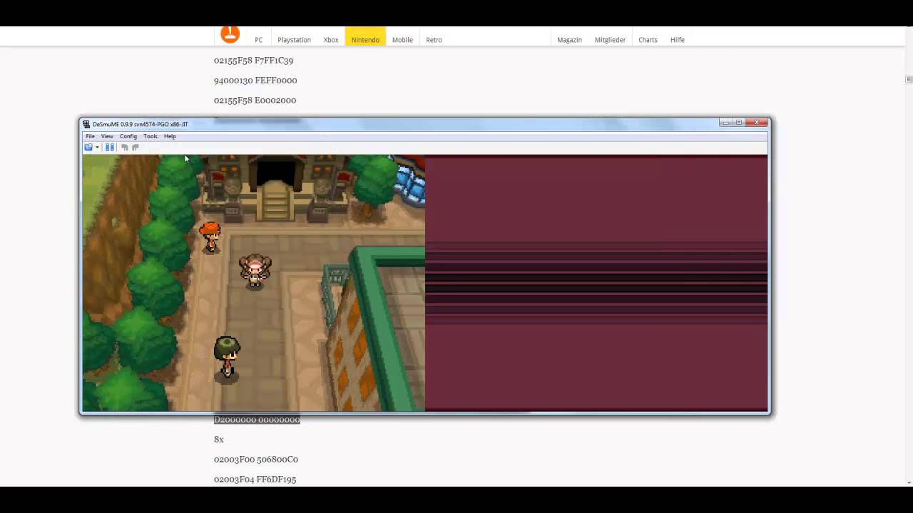 Tutorial: How to insert Cheats on the Desmume DS Emulator - YouTube
