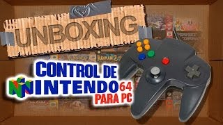 Unboxing: Control Nintendo 64 USB I Juegos Old School I