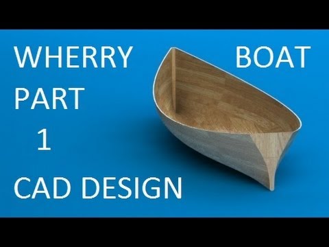 Wooden Boat Project: Designing the half hull model in Solidworks 