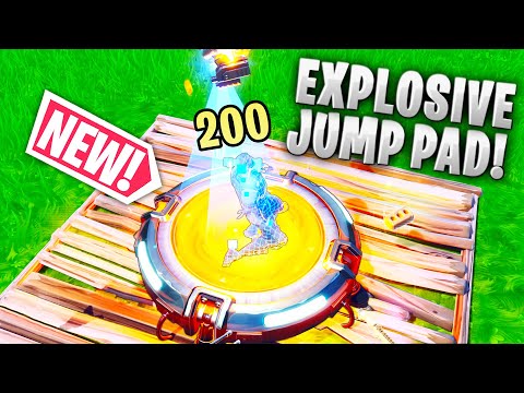 *NEW* EXPLOSIVE Jump Pad! - Fortnite Funny WTF Fails and Daily Best Moments Ep.1376
