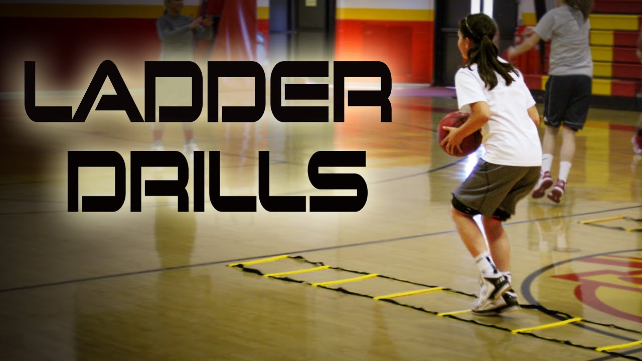 Quick Feet Training With Ladder Drills - Girls Basketball - YouTube