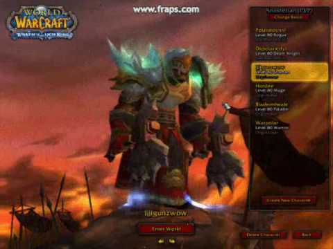 public test realm chars in wow - YouTube