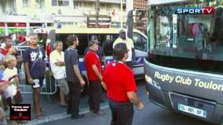 Rugby à XV RCT Toulon vs Gloucester Arrivée de Toulon Stade Mayol Live TV Sports  2013