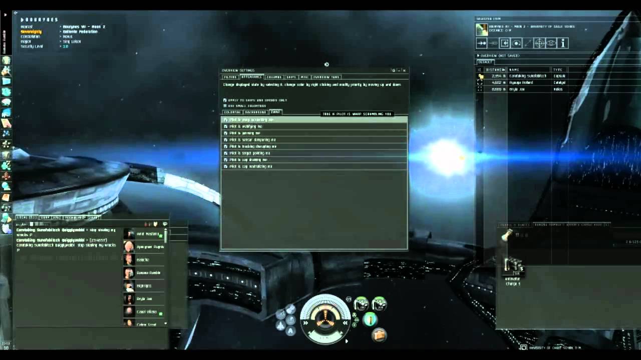 EVE Online: Incursion - Effectively configure overview settings ...