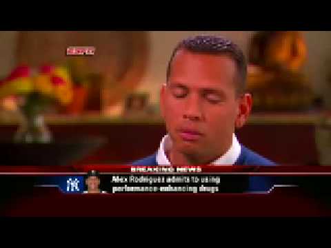 Alex rodriguez admits to using steroids