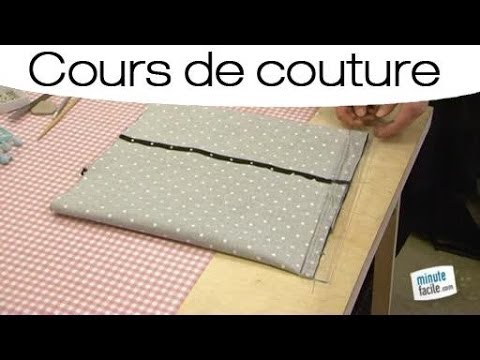 Coudre une housse de coussin en forme portefeuille YouTube