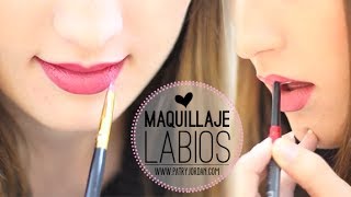 MAQUILLAJE DE LABIOS "PASO A PASO"