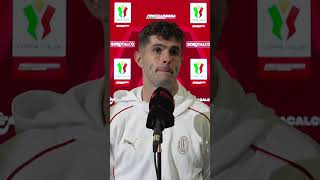Christian Pulisic talks after the Coppa Italia final | #Shorts
