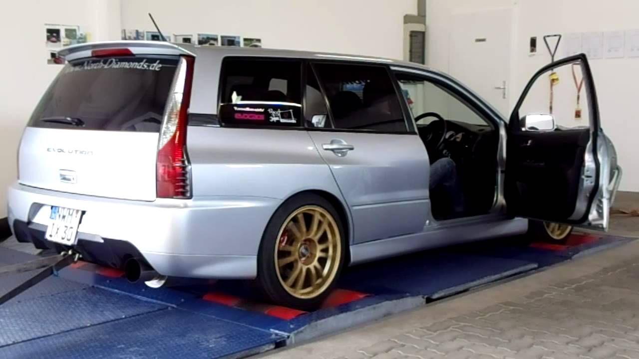 Silver Lancer Evolution Ix Quot Wagon Quot Gt A On Dynorun Youtube