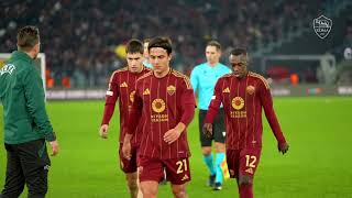 TUNNEL CAM HIGHLIGHTS ✨ | ROMA 3-0 BRAGA ⚽️⚽️⚽️