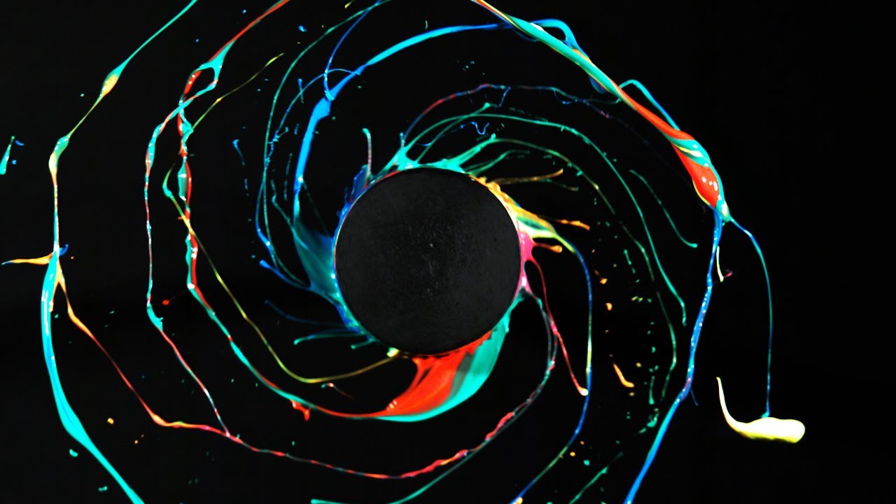 Beautiful Paint Science In Slow Motion Slo Mo 40 Earth Unplugged