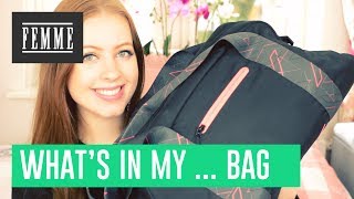 What's in my fitness bag - FEMME