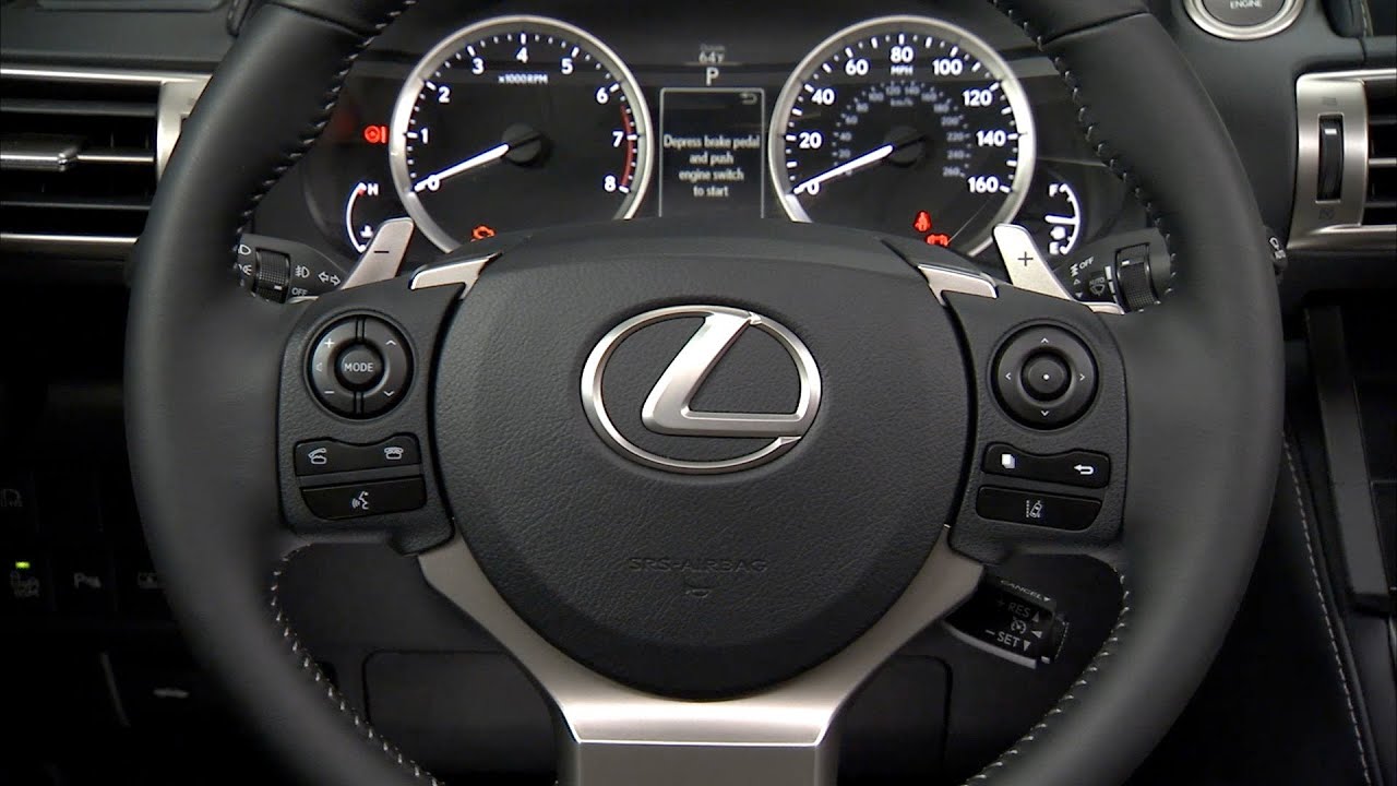 2014 Lexus IS 250 INTERIOR - YouTube