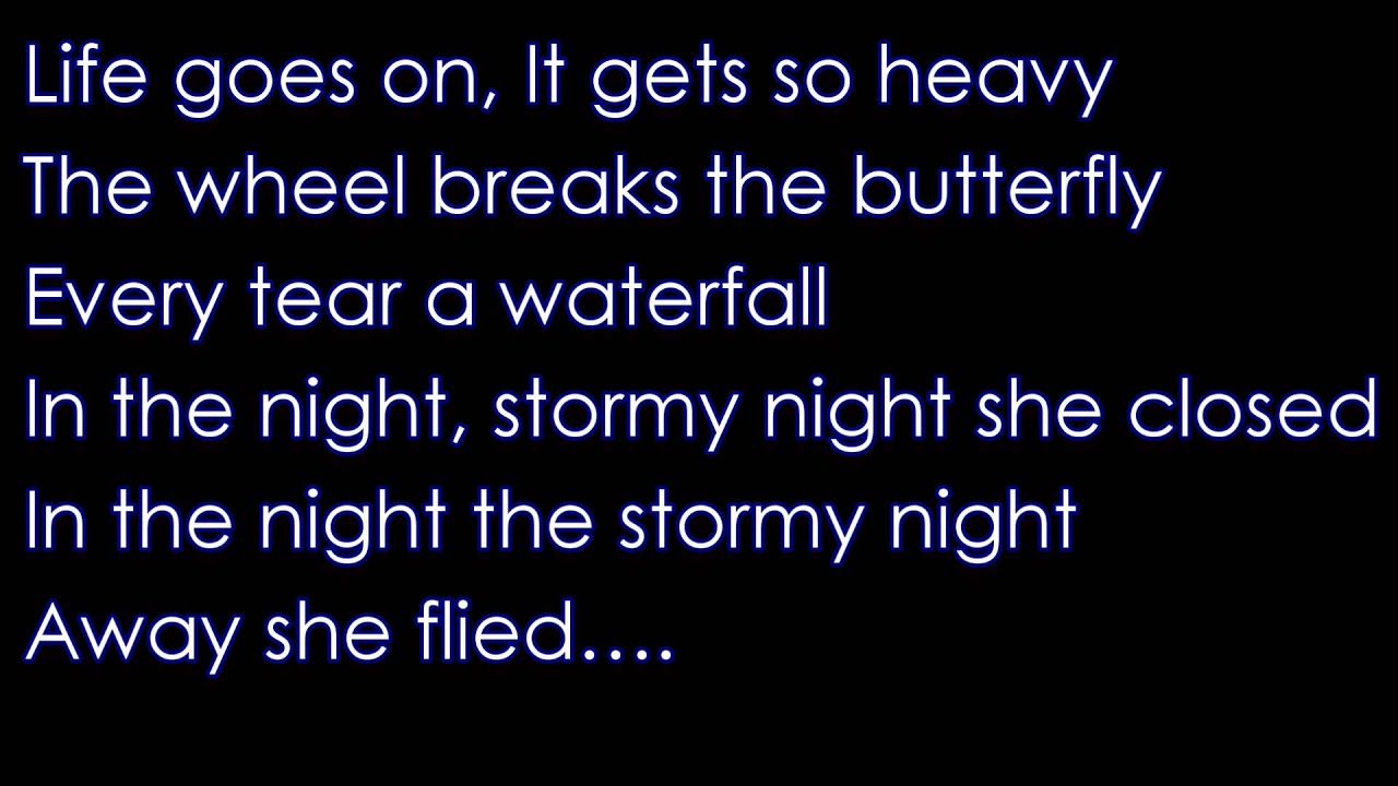 coldplay - paradise Lyrics on screen - YouTube