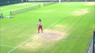 Bartoli deadly warm up before semifinal match in Wimbledon 2013