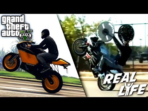 GTA 5 VS REAL LIFE 2 ! (fun, fail, stunt, ...)