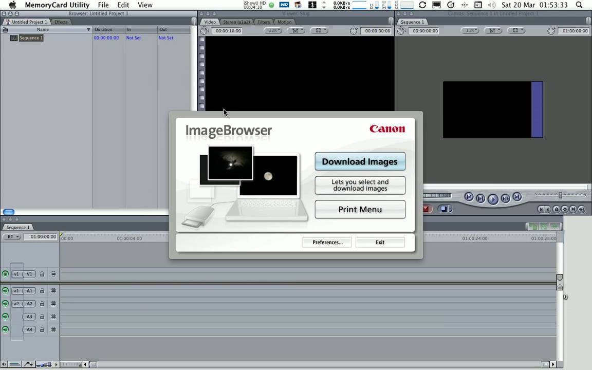 Canon 7D Final cut pro EOS plugin Ingest Workflow Part 1 - YouTube