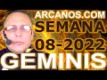 Video Horscopo Semanal GMINIS  del 13 al 19 Febrero 2022 (Semana 2022-08) (Lectura del Tarot)