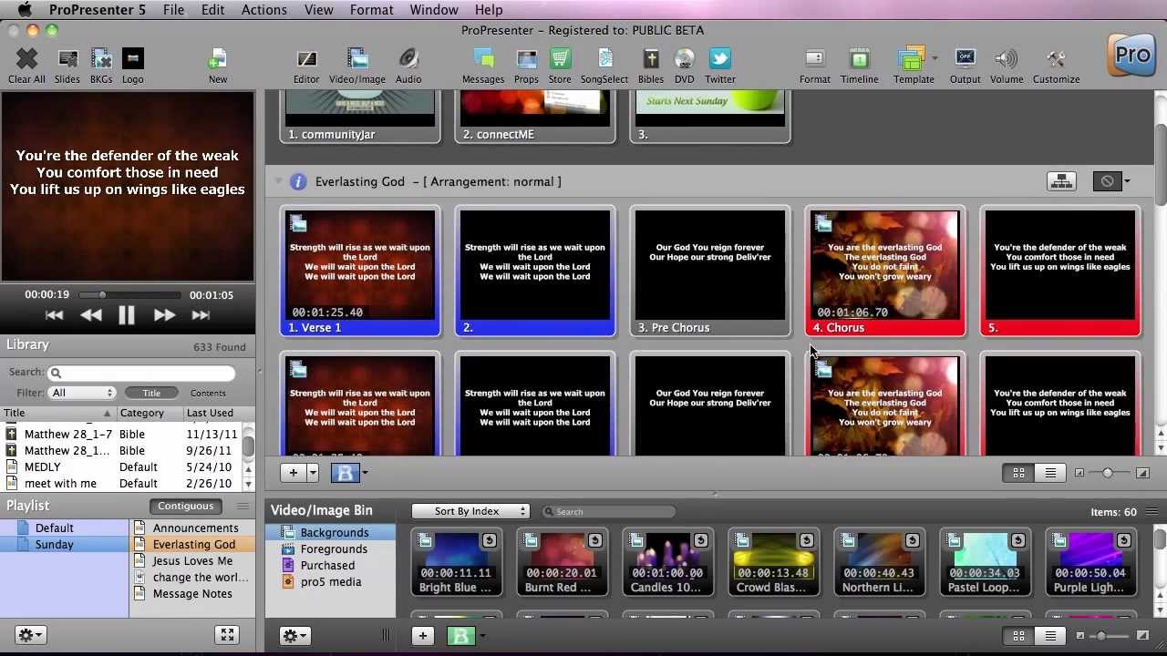 ProPresenter 5 - My First Presentation - YouTube