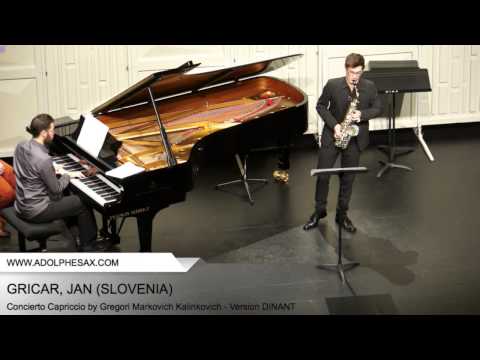 Dinant 2014 - Gricar, Jan - Concerto Capriccio by Gregori Markovich Kalinkovich