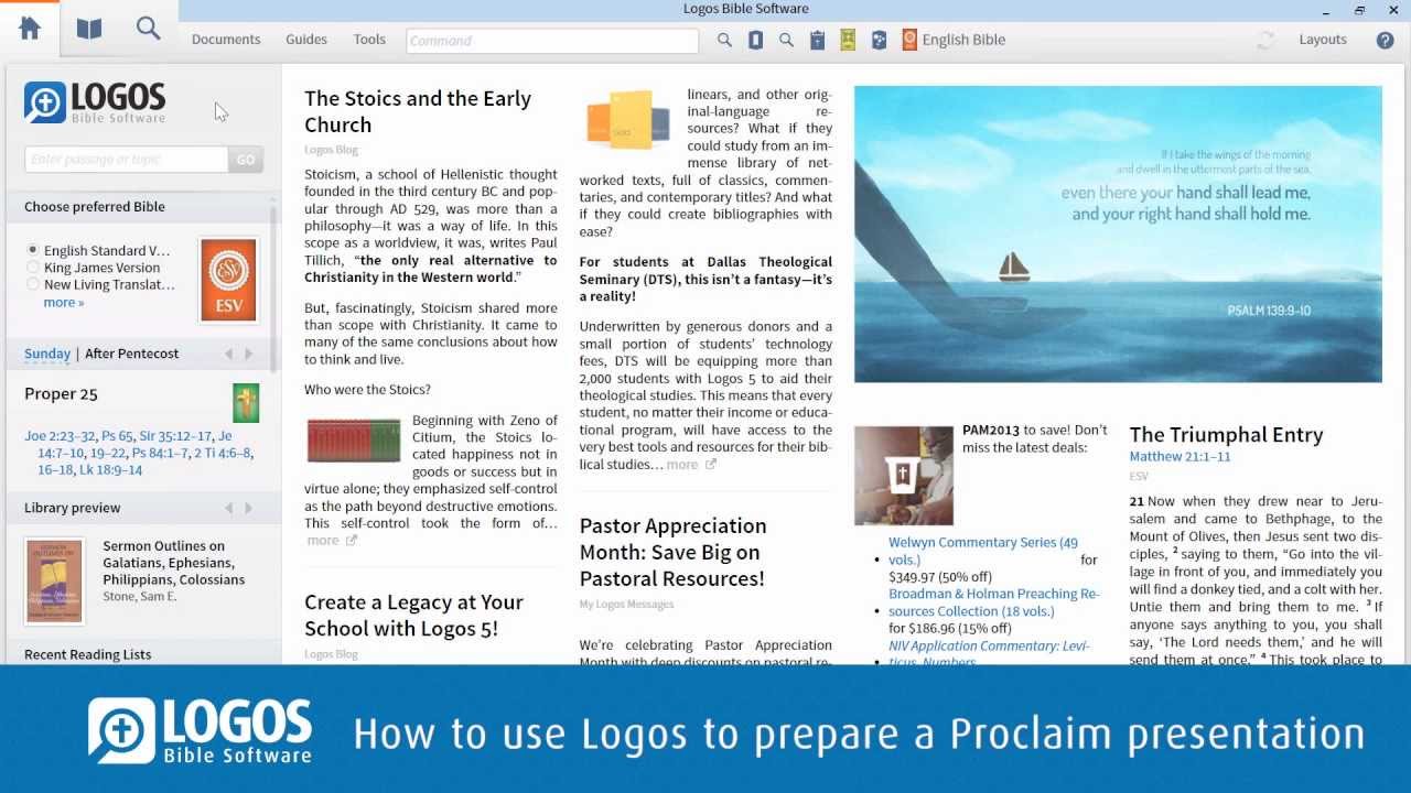 ... Proclaim Church Presentation Software | Logos Bible Software - YouTube