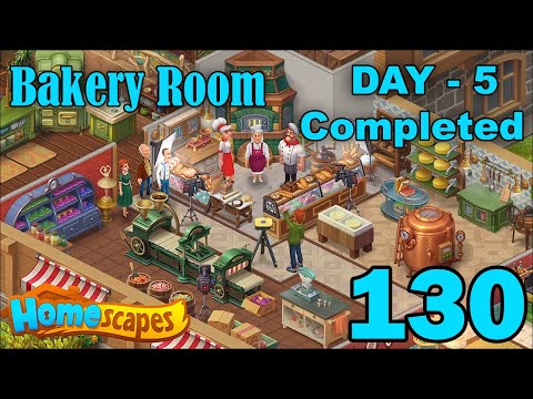Homescapes New Bakery Room Expansion - Day 5 Completed - Part 130