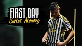 Carlos Alcaraz is one of us ⚪⚫ | His first day at Juventus - Behind the scenes 🎬?