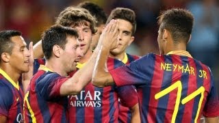 FC Barcelona - Highlights: FC Barcelona - Santos (8-0)