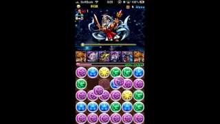 パズドラ【ゼウス降臨！】超地獄級　タイムアタック　1分切り