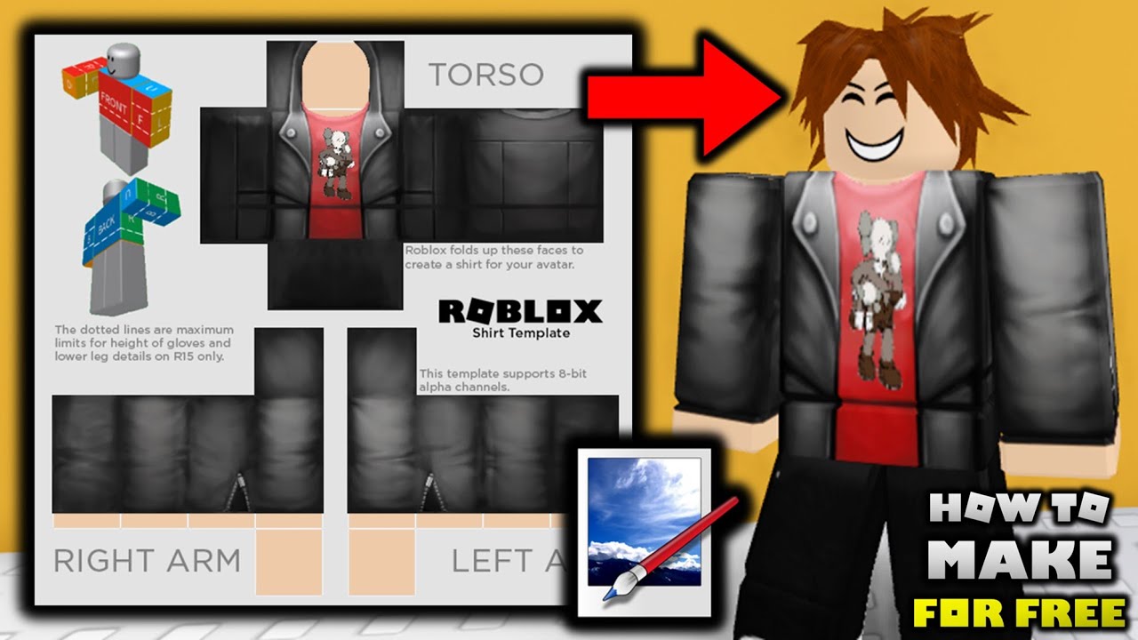 How To Make Ur Own Roblox Shirt
