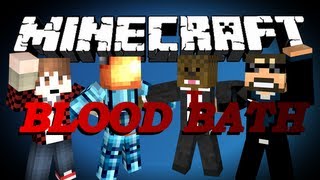 Minecraft Blood Bath Garden Minigame w/ BajanCanadian, MinecraftUniverse and SSundee