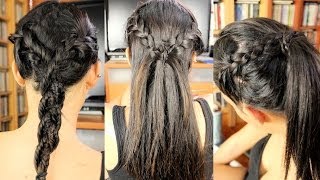 3 Peinados con TRENZAS!