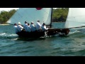 2013 MHYC Sydney Harbour Regatta Classic 18 Foot Skiffs. Sensational Footage.