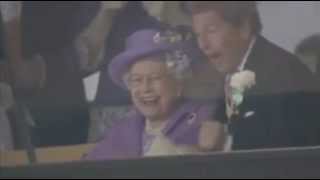 Queen's reaction to Ascot victory June 20 2013