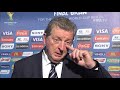 England's Roy HODGSON Final Draw reaction