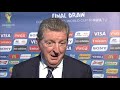 England's Roy HODGSON Final Draw reaction