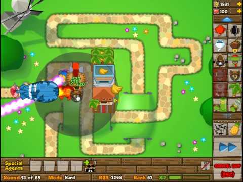 BTD5 Track 1 Hard NLL Walkthrough (No Roadspikes needed) - YouTube