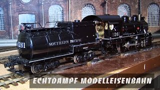 Echtdampf Modelleisenbahn in Spur 1