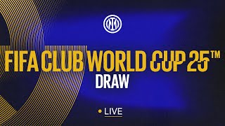 LIVE! SORTEGGIO MONDIALE PER CLUB⚫️🔵?