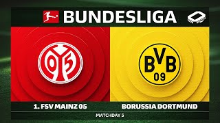 1. FSV Mainz 05 vs. Borussia Dortmund | Matchday 5 — Bundesliga 2025/26