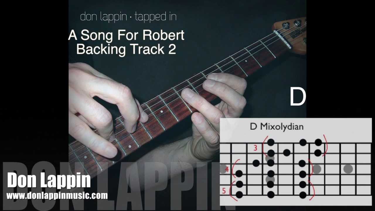 Mixolydian/ E Dorian Jam Track For Guitar (A Song For Robert Vamp 2 ...